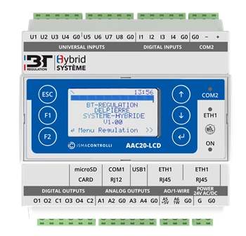 Régulation des systèmes hybrides PAC/chaudière